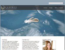 Tablet Screenshot of cadenceresearch.com